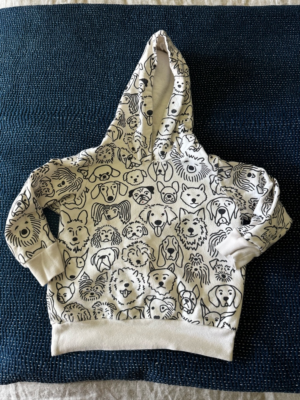 Winter Water Factory Dog Print Hoodie